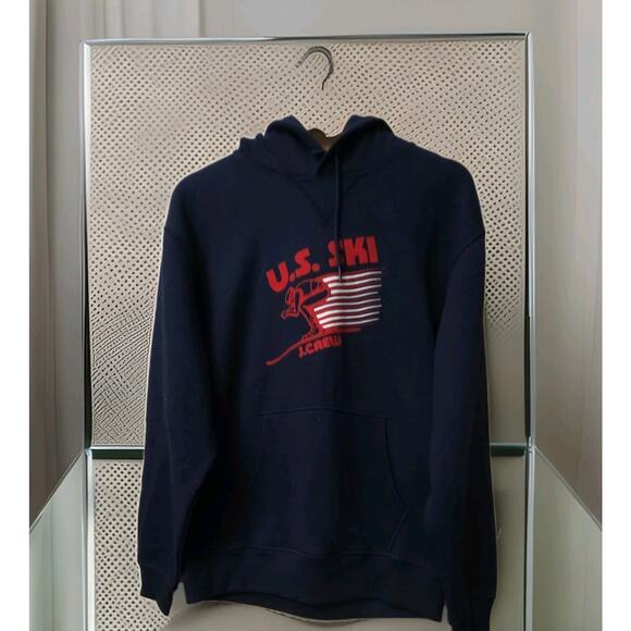 J. Crew X US Ski & Snowboard 2026 Hoodie Sweater Men's Mountains Size M
